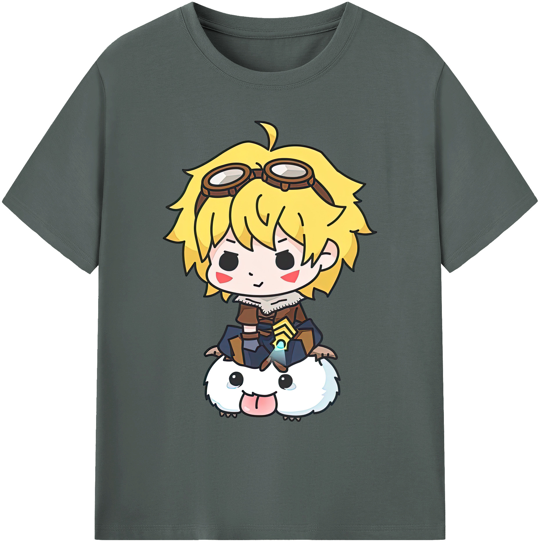 （画像用） リーグ・オブ・レジェンド League of Legends LOL 綿100％ メンズ半袖Tシャツ｜肌触りやわらか＆通気性